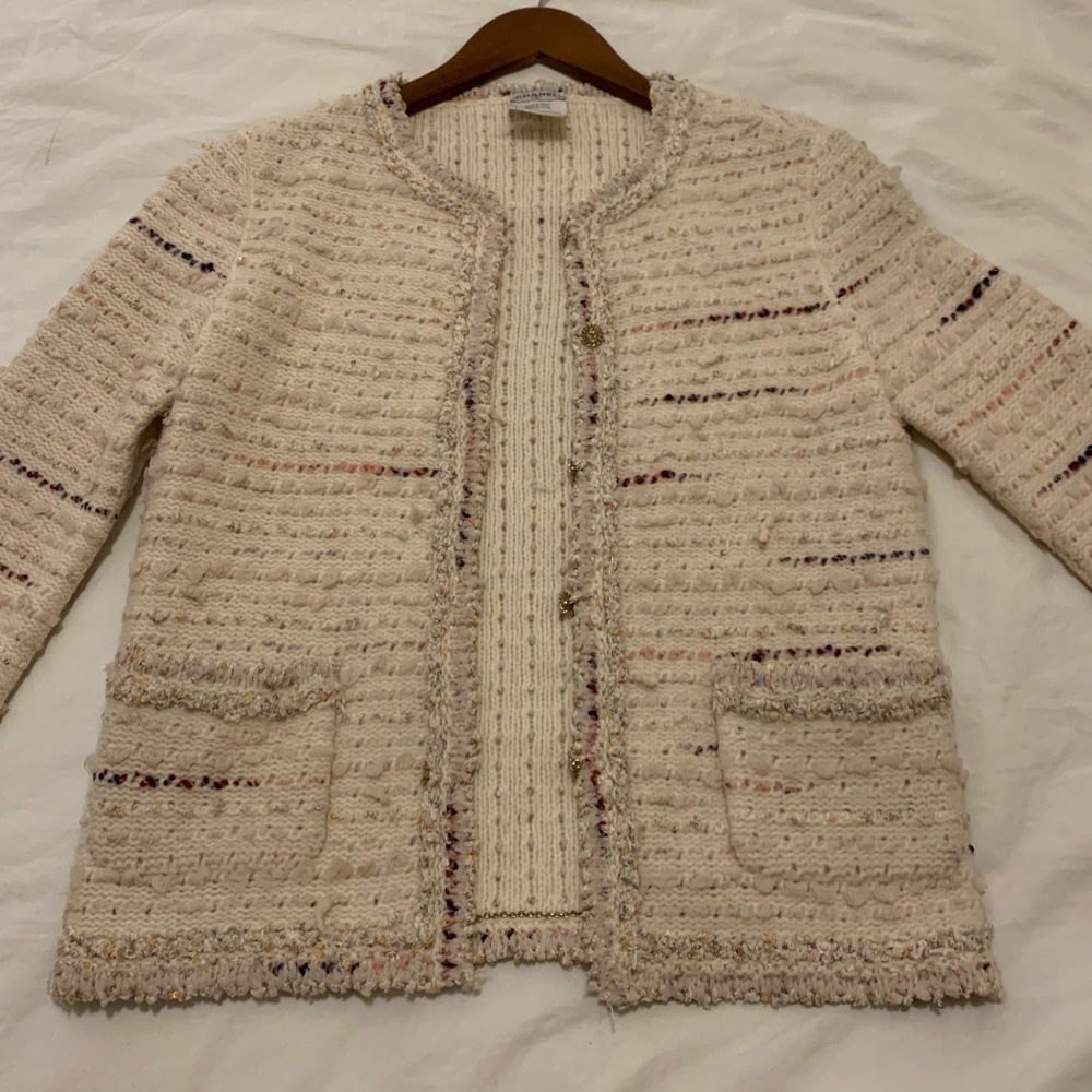 Pristine Chanel Tweed Jacket 38 XS S M